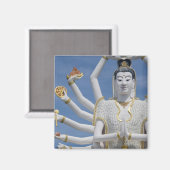 Thailand, Ko Samui oder Koh Samui). Wat Plai Magnet (Vorderseite/Rückseite)