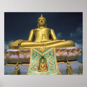 Thailand, Koh Samui Insel. Großer Buddha. Poster