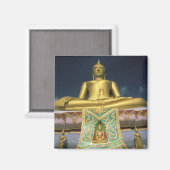 Thailand, Koh Samui Island. Der große Buddha. Magnet (Vorderseite/Rückseite)