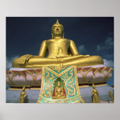Thailand, Koh Samui Island. Der große Buddha. Poster (Vorne)