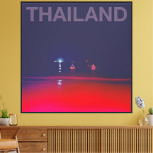 Thailand Koh Tao Strand bei Nacht Leinwanddruck