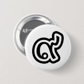 Thailand Lucky Number 9 / Nine / ๙ (Gao/Kao) Thai Button (Vorne & Hinten)