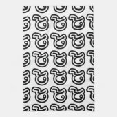 Thailand Lucky Number 9 / Nine / ๙ (Gao/Kao) Thai Geschirrtuch (Vertikal)