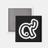 Thailand Lucky Number 9 / Nine / ๙ (Gao/Kao) Thai Magnet (Vorderseite/Rückseite)