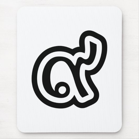 Thailand Lucky Number 9 / Nine / ๙ (Gao/Kao) Thai Mousepad (Vorne)