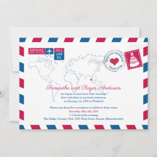 Thailand Luftpost Save the Date