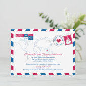 Thailand Luftpost Termin vormerken Save The Date (Stehend Vorderseite)
