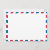 Thailand Luftpost Termin vormerken Save The Date (Rückseite)