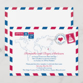 Thailand Luftpost Termin vormerken Save The Date (Vorne/Hinten)