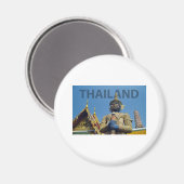 Thailand Magnet (Vorderseite/Rückseite)