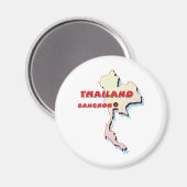 Thailand Magnet (Vorderseite/Rückseite)