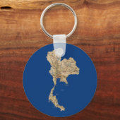 Thailand Map Keychain Schlüsselanhänger (Vorderseite)