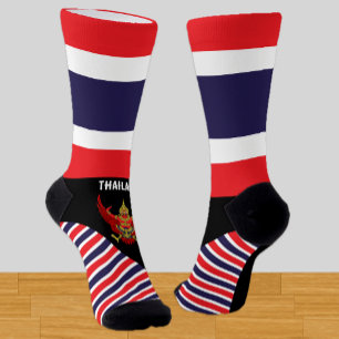 Thailand, Mode, Thailändische Flagge, patriotisch Socken