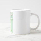 Thailand Monkey Vintage Print Jumbo-Tasse (Rechts)