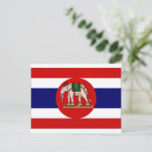 Thailand Naval Ensign Postkarte (Stehend Vorderseite)