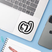 Thailand Nr. 7 / Sieben / ๗ (Jed/Chet) Thai Aufkleber (Laptop mit iPhone)