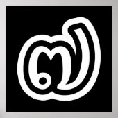 Thailand Nr. 7 / Sieben / ๗ (Jed/Chet) Thai Poster (Vorne)