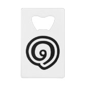 Thailand Nummer 1 / Eins / ๑ (Nueng) Thailändische Geldbeutel Flaschenöffner (Vorderseite)