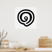 Thailand Nummer 1 / Eins / ๑ (Nueng) Thailändische Poster (Küche)