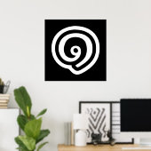 Thailand Nummer 1 / Eins / ๑ (Nueng) Thailändische Poster (Heimbüro)