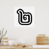 Thailand Nummer 2 / Zwei / ๒ (Song) Thailändisches Poster (Küche)