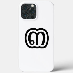 Thailand Nummer 3 / Drei / ๓ (Sam) Thai Schrift iPhone 13 Pro Max Hülle