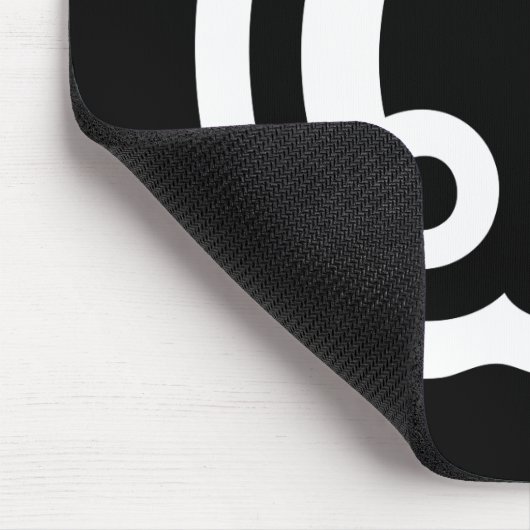 Thailand Nummer 3 / Drei / ๓ (Sam) Thai Script Mousepad (Ecke)