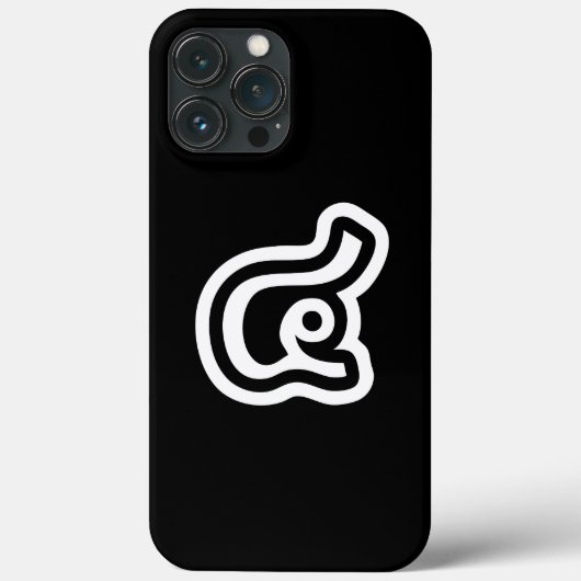 Thailand Nummer 4 / Vier / ๔ (siehe/Si) Thailändis Case-Mate iPhone Hülle (Rückseite)