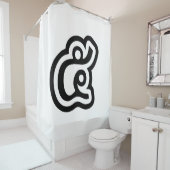 Thailand Nummer 5 / Fünf / ๕ (Haa/Ha) Thailändisch Duschvorhang (Beispiel)