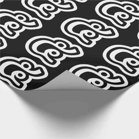 Thailand Nummer 5 / Fünf / ๕ (Haa/Ha) Thailändisch Geschenkpapier (Ecke)