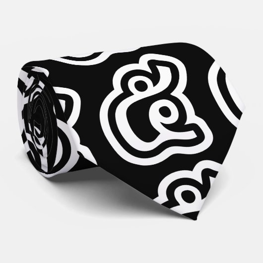 Thailand Nummer 5 / Fünf / ๕ (Haa/Ha) Thailändisch Krawatte (Gerollt)