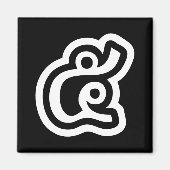 Thailand Nummer 5 / Fünf / ๕ (Haa/Ha) Thailändisch Magnet (Vorne)