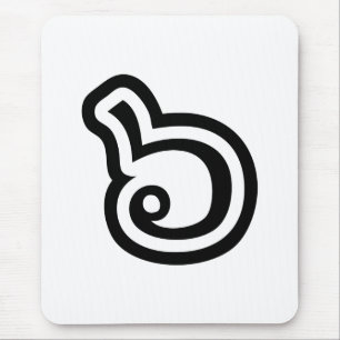 Thailand Nummer 6 / Sechs / ๖ (Ho/Hok) Thailändisc Mousepad