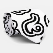 Thailand Nummer 8 / Acht / ๘ (Bad/Paet) Thai Krawatte (Gerollt)