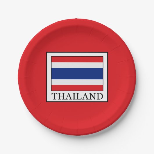 Thailand Pappteller (Vorderseite)