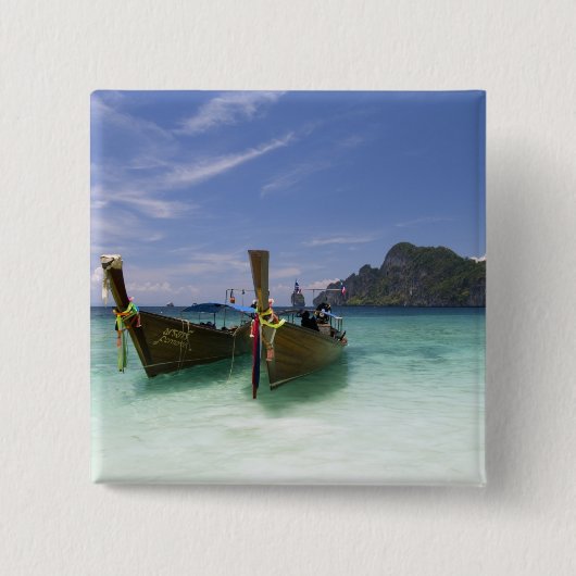 Thailand, Phi Phi Don Island, Yong Kasem Beach, Button (Vorderseite)