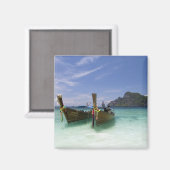 Thailand, Phi Phi Don Island, Yong Kasem Beach, Magnet (Vorderseite/Rückseite)