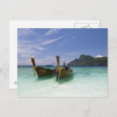 Thailand, Phi Phi Don Island, Yong Kasem Beach, Postkarte (Vorne/Hinten)