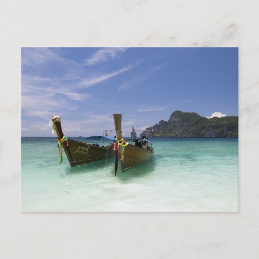 Thailand, Phi Phi Don Island, Yong Kasem Beach, Postkarte (Vorderseite)