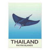 Thailand Phi Phi Islands Reiseplakat Fotodruck (Vorne)