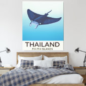 Thailand Phi Phi Islands Reiseplakat Leinwanddruck (Insitu (Schlafzimmer))