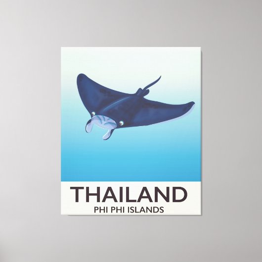 Thailand Phi Phi Islands Reiseplakat Leinwanddruck (Vorderseite)