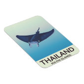 Thailand Phi Phi Islands Reiseplakat Magnet (Rechte Seite)