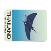 Thailand Phi Phi Islands Reiseplakat Magnet (Horizontal)