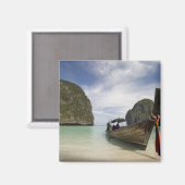 Thailand, Phi Phi Lay Insel, Maya Bay. Magnet (Vorderseite/Rückseite)