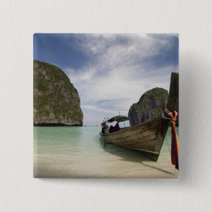 Thailand, Phi Phi Lay Island, Maya Bay. Button