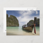 Thailand, Phi Phi Lay Island, Maya Bay. Postkarte (Vorne/Hinten)