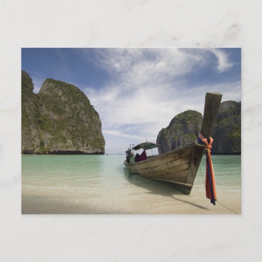Thailand, Phi Phi Lay Island, Maya Bay. Postkarte (Vorderseite)