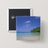 Thailand, Phuket Island. Strand. Button (Vorne & Hinten)