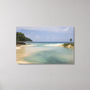 Thailand, Phuket, Nai Harn Strand. Leinwanddruck